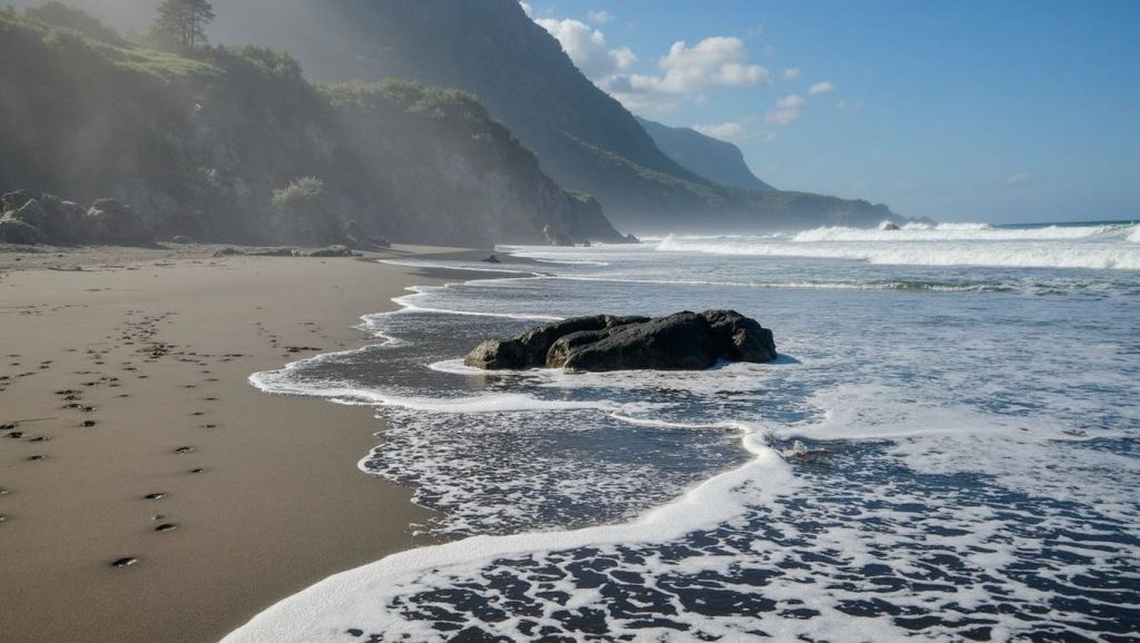 Entorno natural de Playa de las Aguas en Tenerife