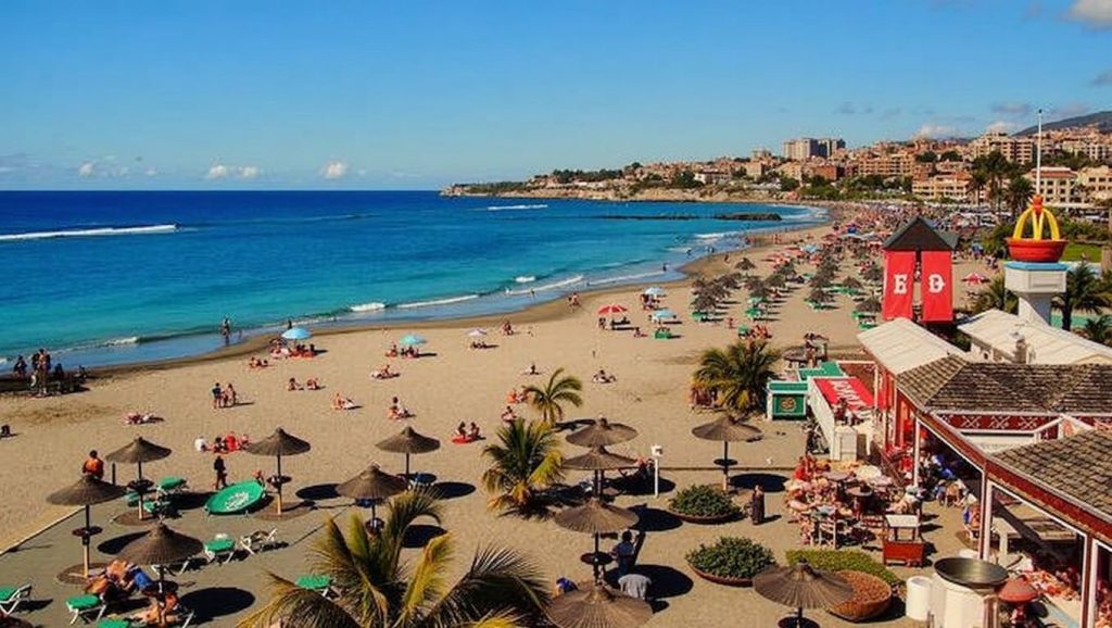 Entorno natural de Playa de las Américas en Tenerife