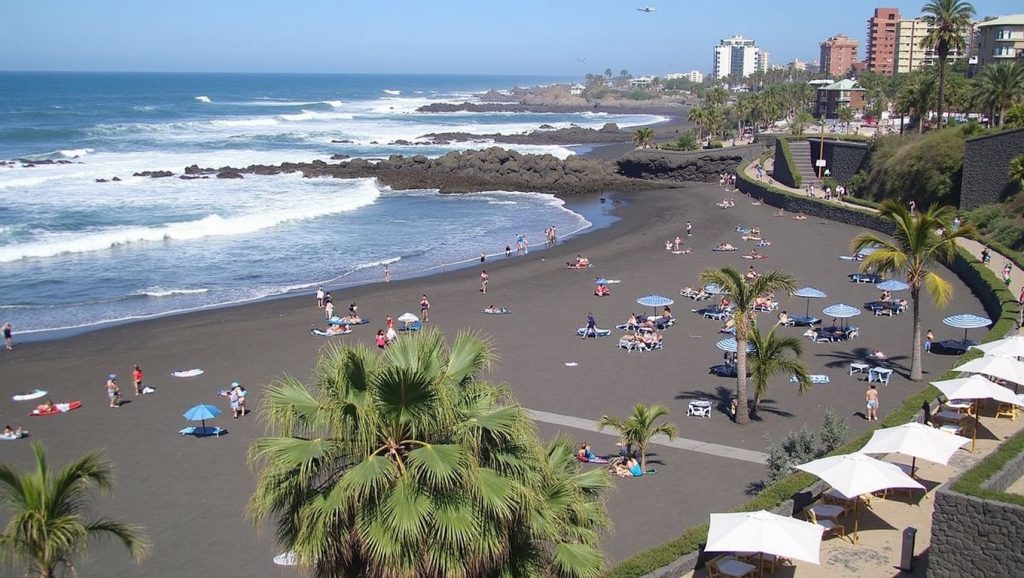 Panorámica de Playa de Las Arenitas, Tenerife