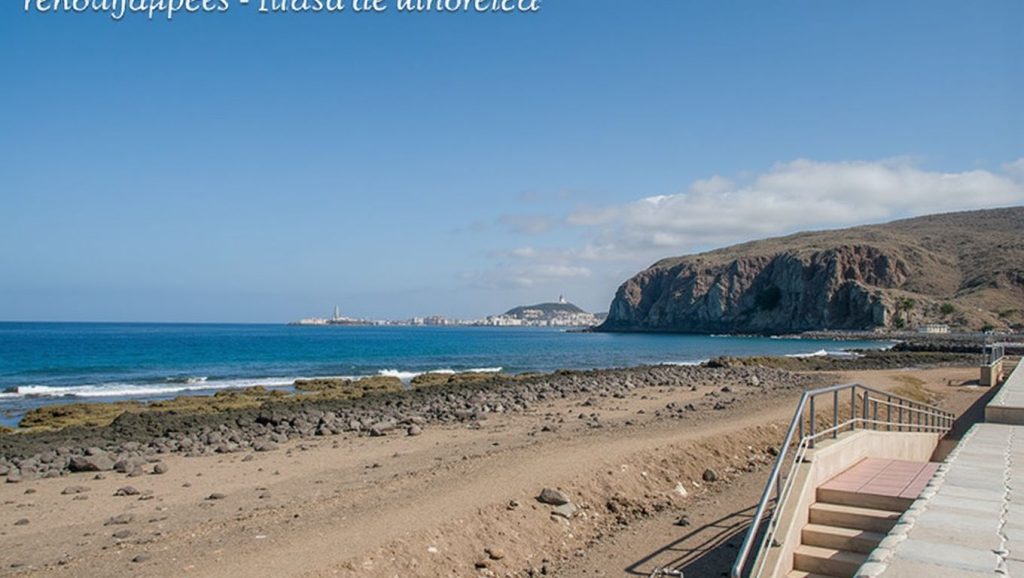 Arena volcánica de Playa de Las Arenitas, Güímar (Tenerife)