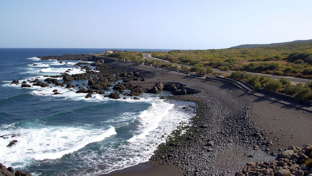 Arena de Playa de Las Arenitas, Güímar (Tenerife)