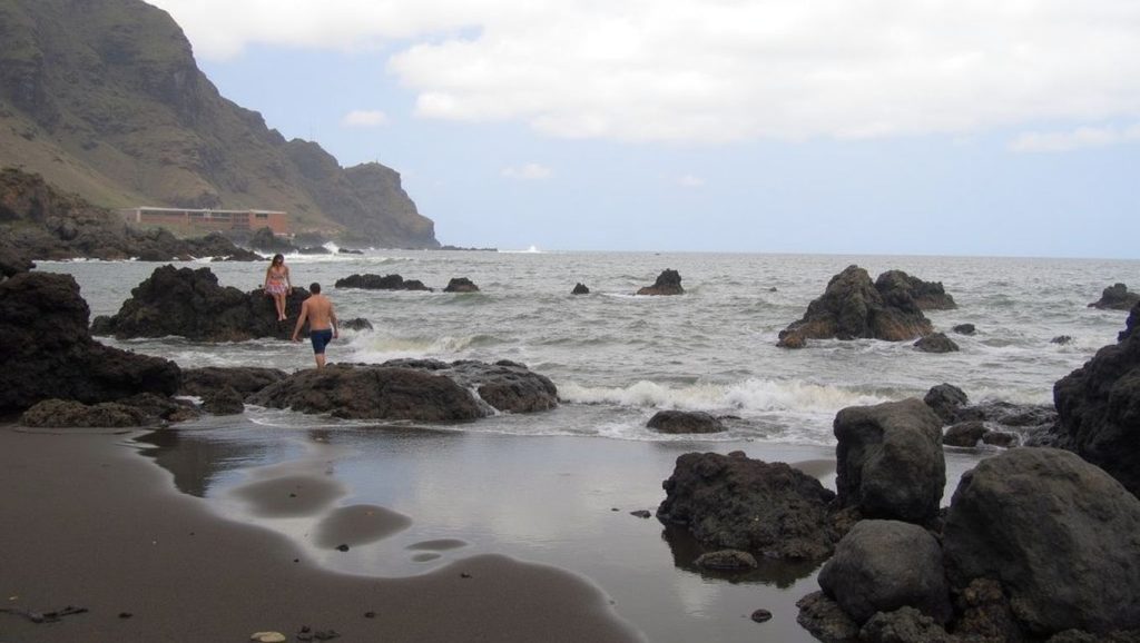 Entorno natural de Playa de Las Arenitas en Tenerife