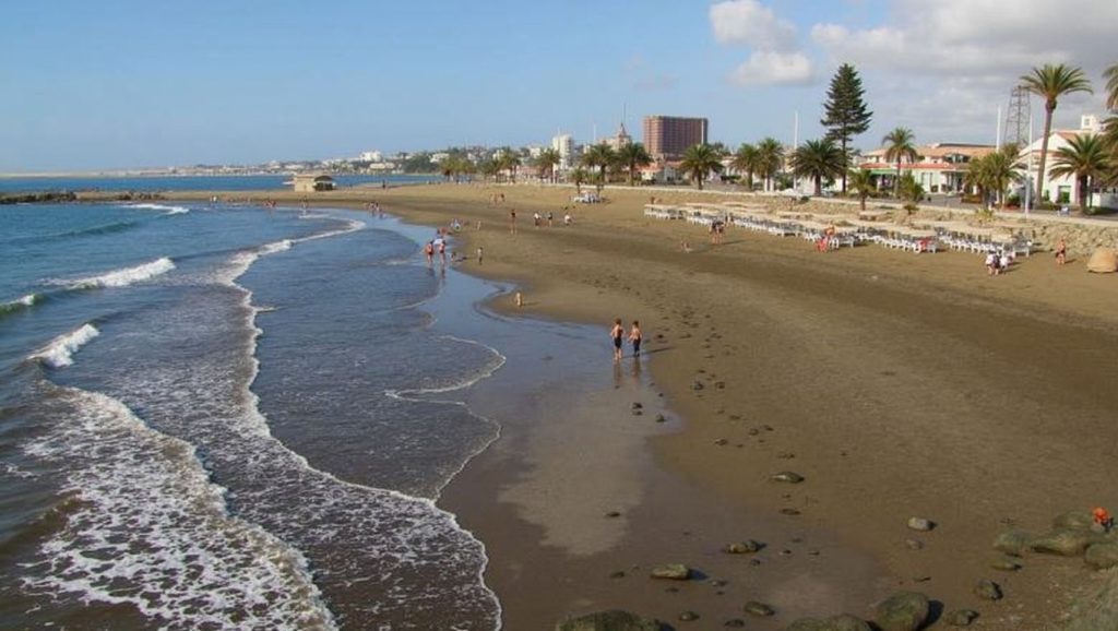 Panorámica de Playa de las Burras, Gran Canaria