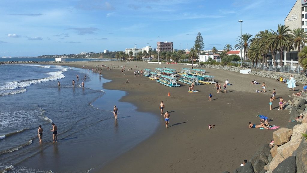 Arena volcánica de Playa de las Burras, San Bartolomé de Tirajana (Maspalomas) (Gran Canaria)
