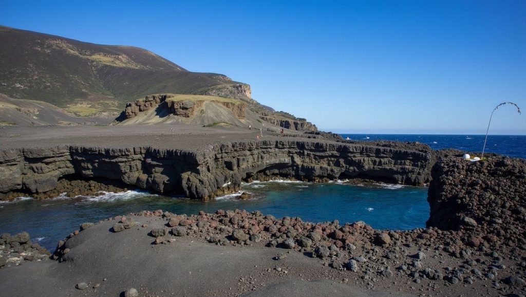 Aguas de Playa de las Cabras en Fuencaliente de La Palma (La Palma)
