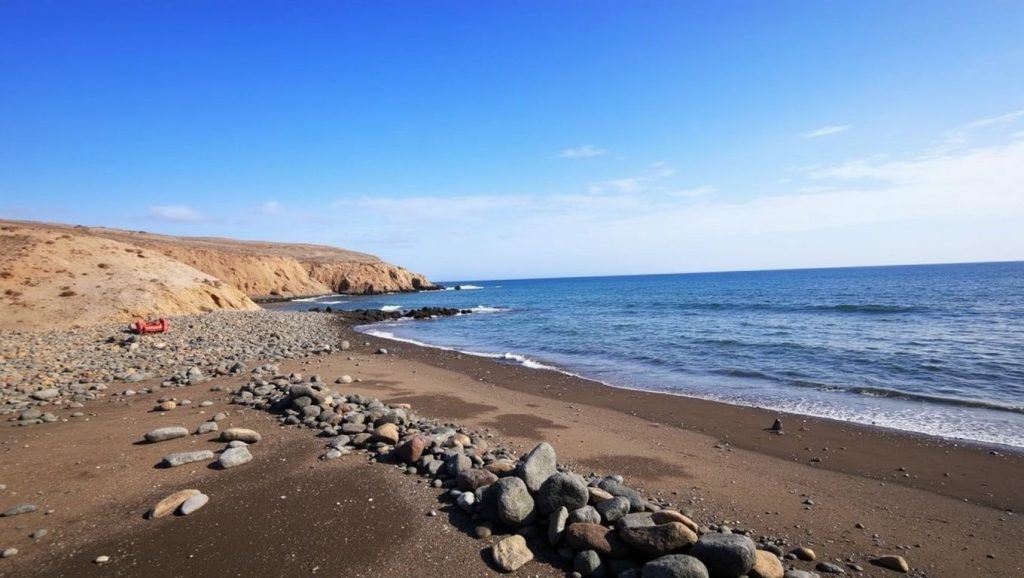 Panorámica de Playa de Las Carpinteras, Gran Canaria