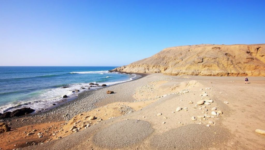 Arena volcánica de Playa de Las Carpinteras, San Bartolomé de Tirajana (Maspalomas) (Gran Canaria)