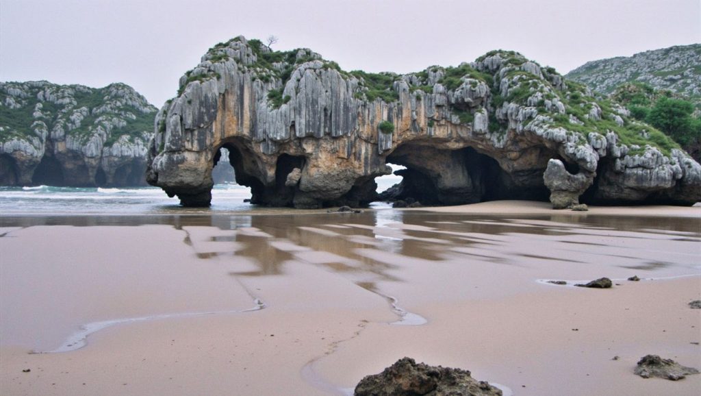 Arena de Playa de las Cuevas del Mar, Asturias (Asturias)