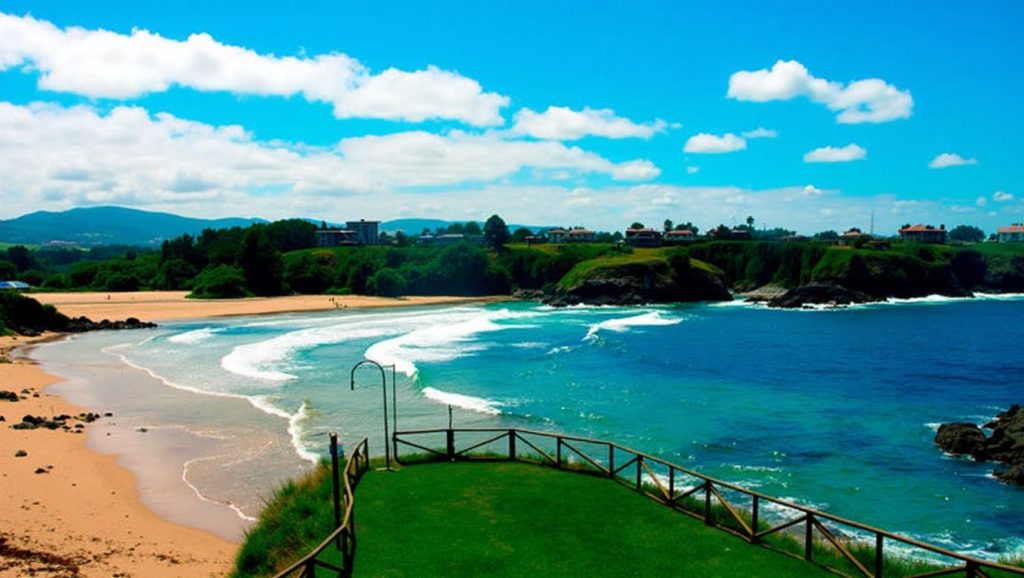 Playa de Las Furadas en Tapia de Casariego (Asturias)