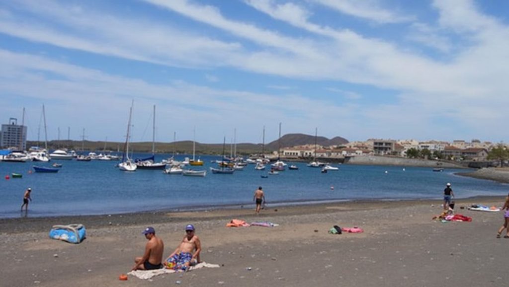 Panorámica de Playa de las Galletas, Tenerife