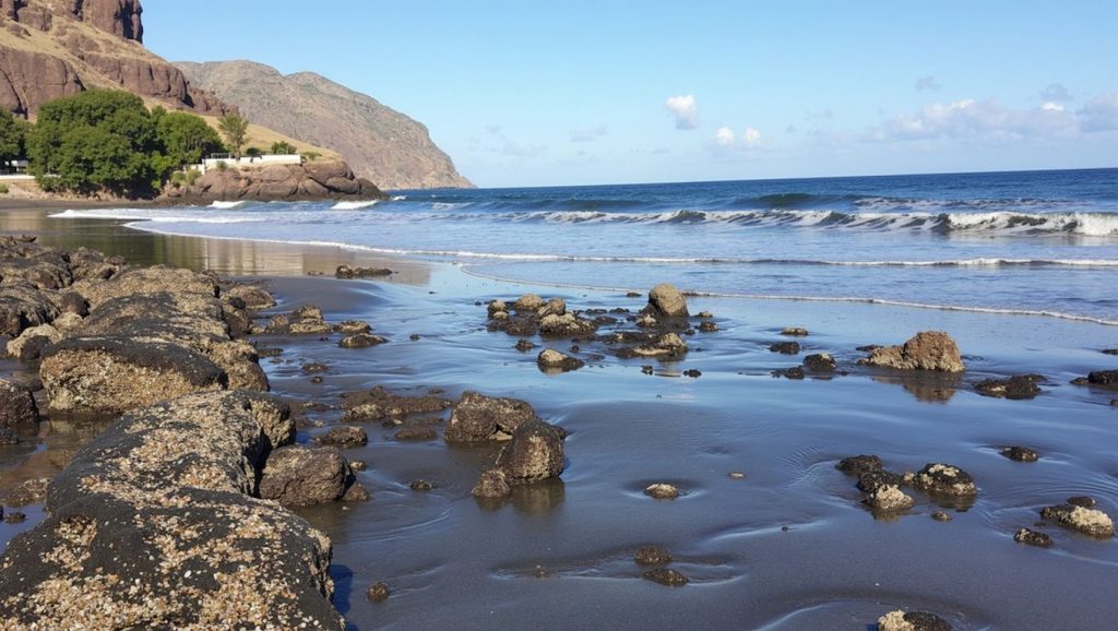 Entorno natural de Playa de las Gaviotas en Tenerife