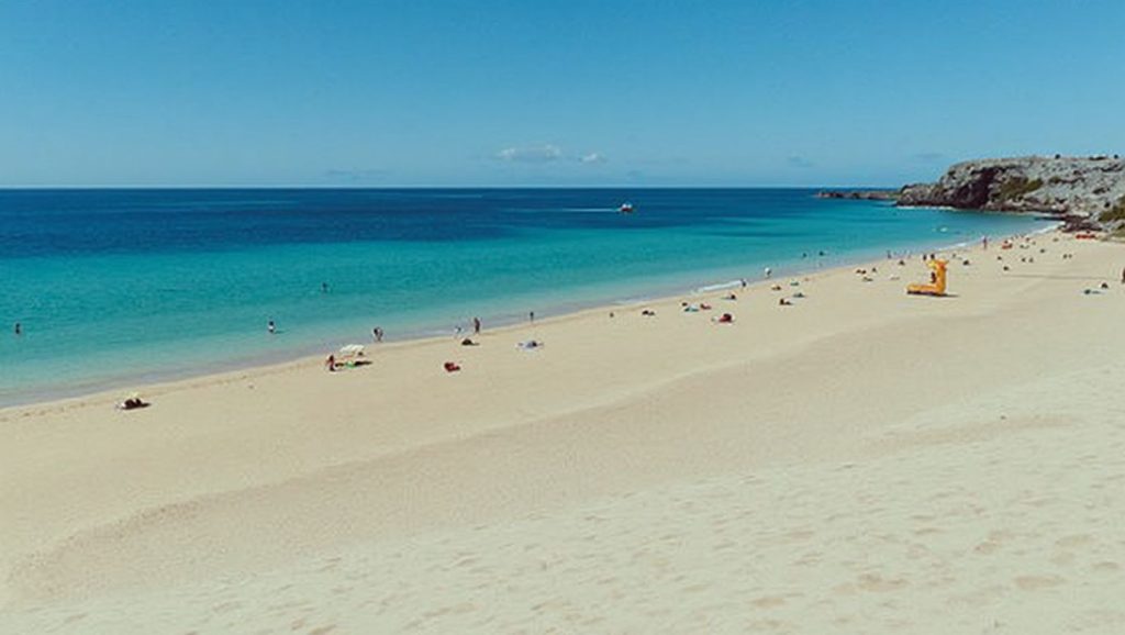 Panorámica de Playa de las Hermosas, Fuerteventura