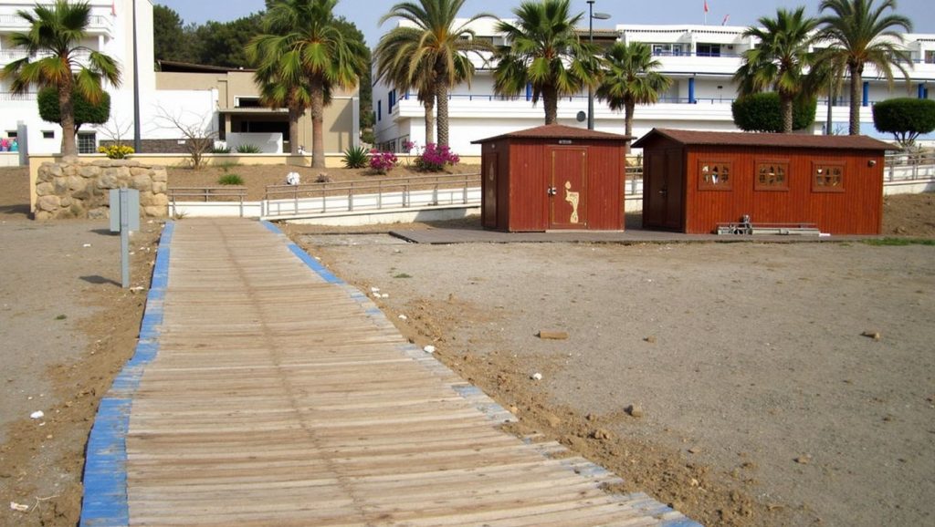 Vista del entorno de Las Marinicas, Carboneras, Almería