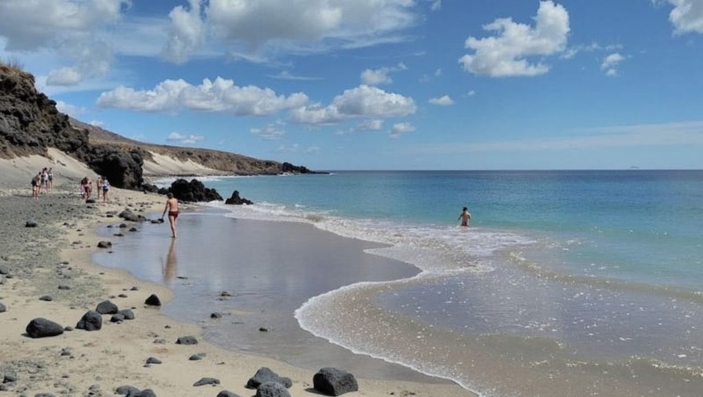 Panorámica de Playa de las Pilas, Fuerteventura
