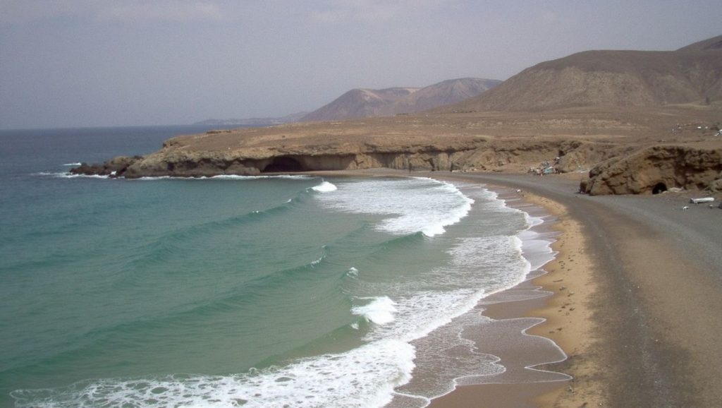 Aguas de Playa de las Pilas en Pájara (Fuerteventura)