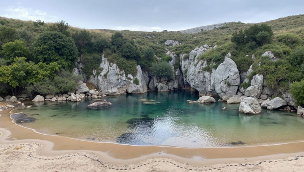 Olas y surf en Playa de las Rubias, Asturias (Asturias)