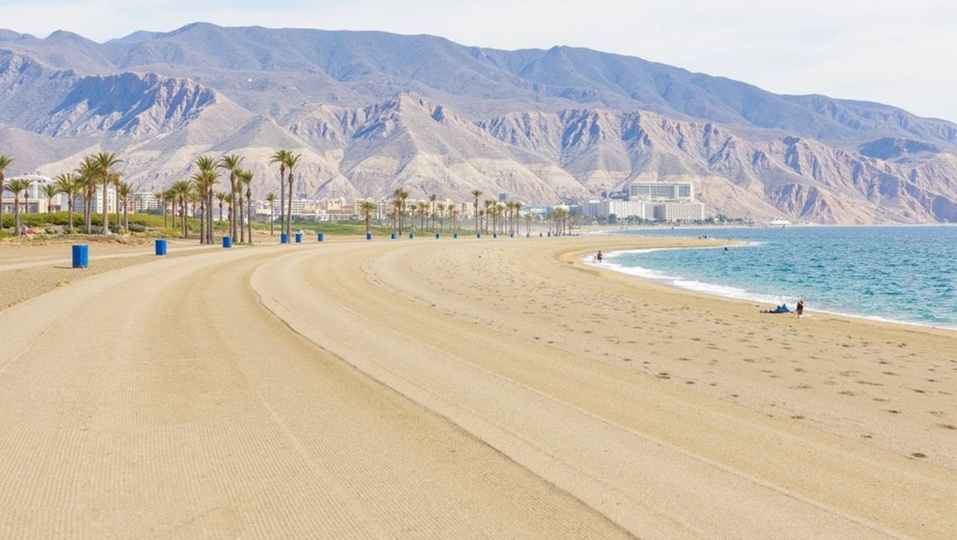 Playa Las Salinas Roquetas de Mar Almería