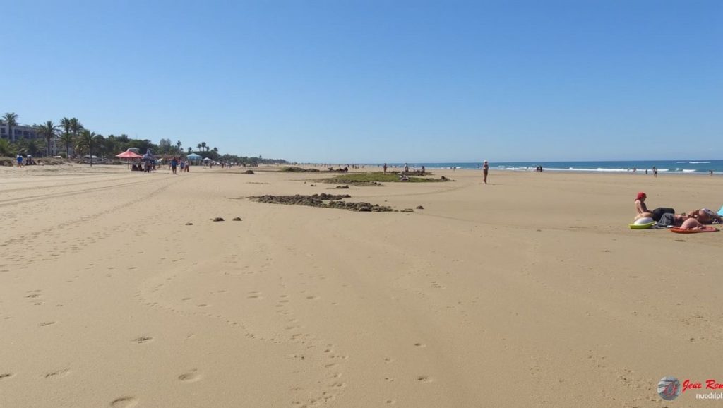 Horizonte desde Playa de las Tres Piedras, Chipiona, Cádiz
