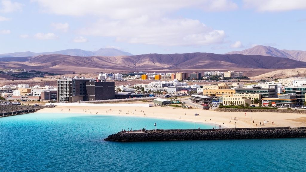 Panorámica de Playa de las Valdivias, Fuerteventura