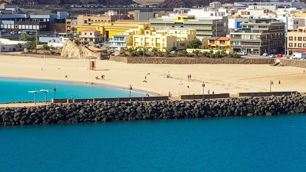 Arena de Playa de las Valdivias, Puerto del Rosario (Fuerteventura)