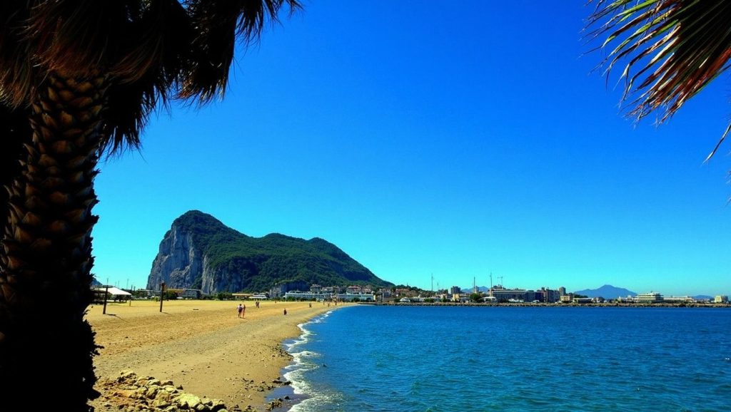 Arena fina en Levante, La Línea de la Concepción, Cádiz