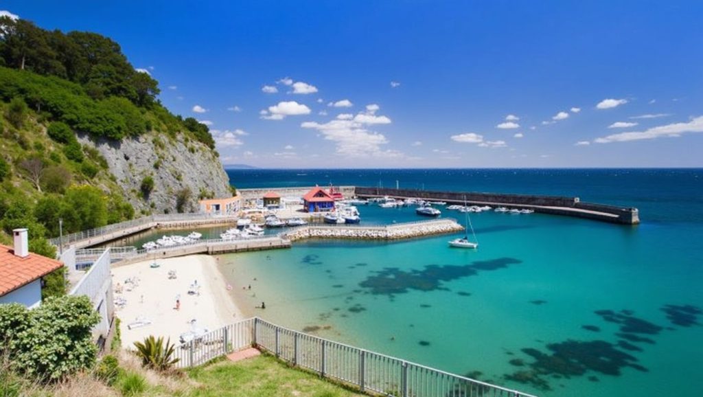 Panorámica de Playa de Llastres, Asturias