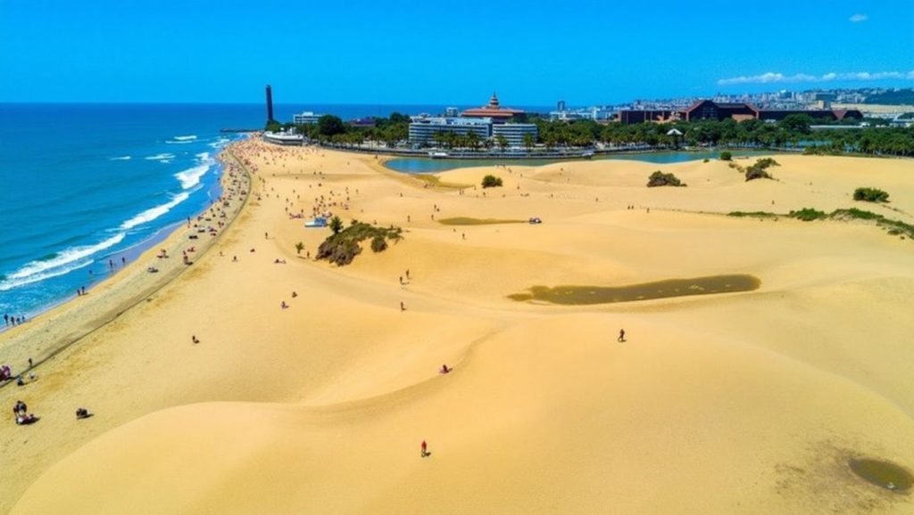 Arena de Playa de Lomo Galeón, San Bartolomé de Tirajana (Maspalomas) (Gran Canaria)