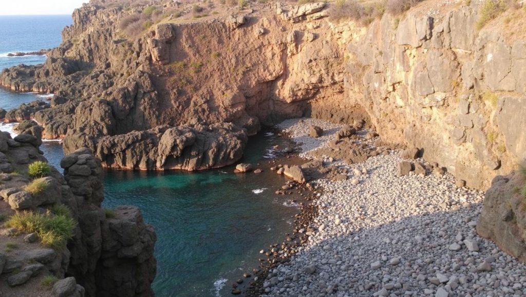 Entorno natural de Playa de los Barqueros en Tenerife