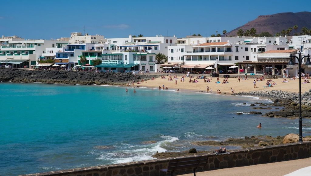 Entorno natural de Playa de los Boluditos en Lanzarote