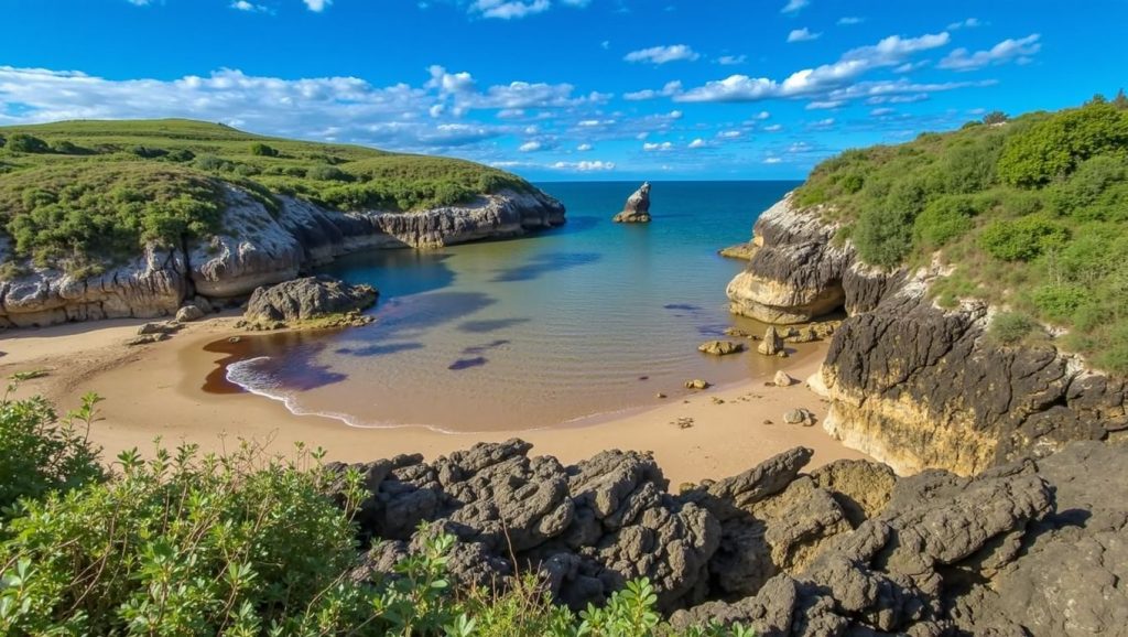 Acantilados y costa de Playa de Los Campos, Asturias (Asturias)