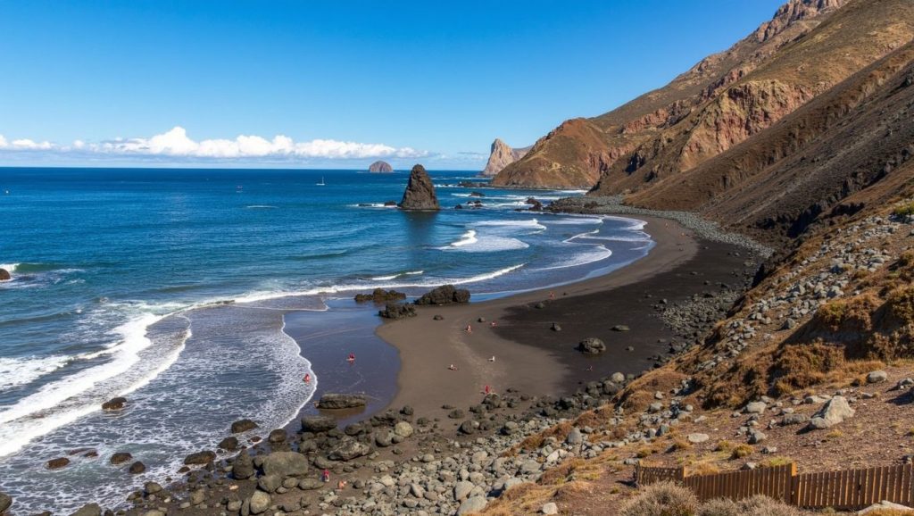 Aguas de Playa de Los Campos en Alajeró (Tenerife)