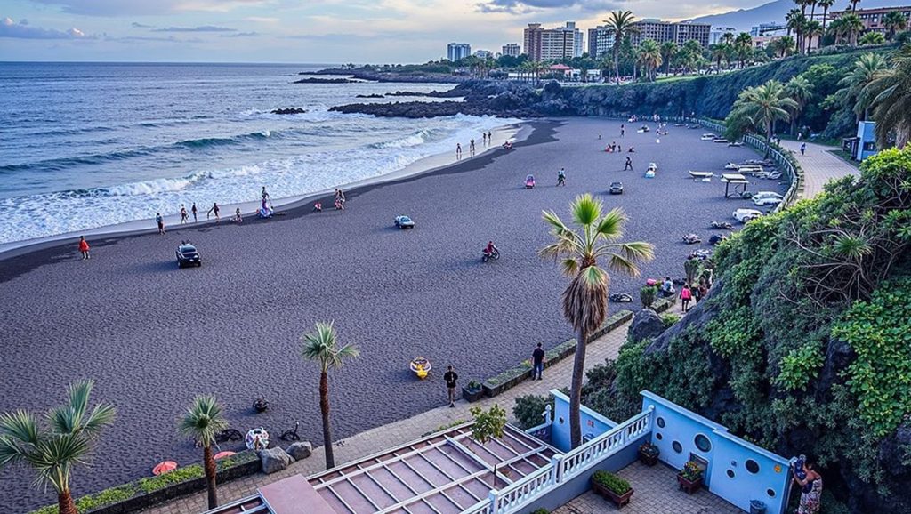 Entorno natural de Playa de Los Campos en Tenerife
