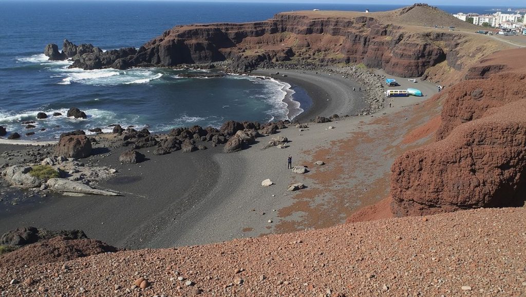 Aguas de Playa de los Clicos en Yaiza (Lanzarote)