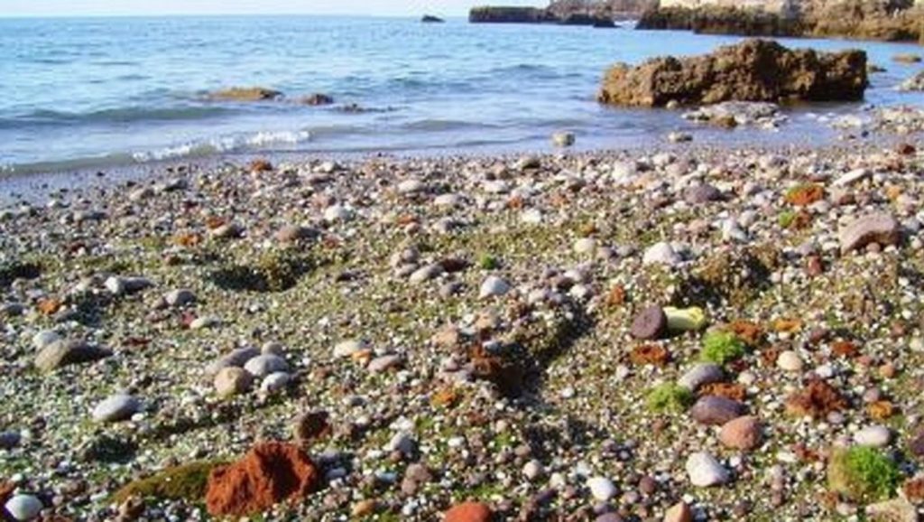 Aguas de Playa de Los Cristales en Gozón (Asturias)