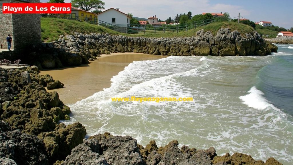 Panorámica de Playa de los Curas, Asturias