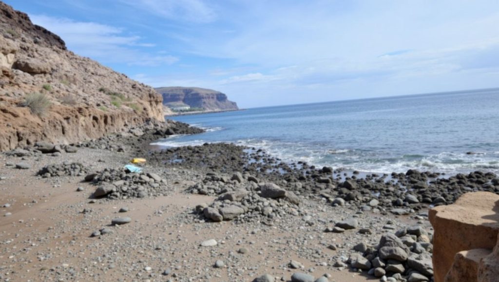 Panorámica de Playa de Los Frailes, Gran Canaria