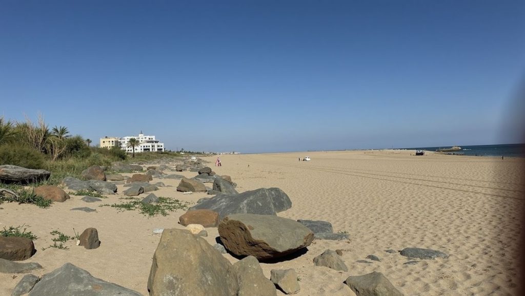Playa Los Haraganes en Ayamonte, Huelva