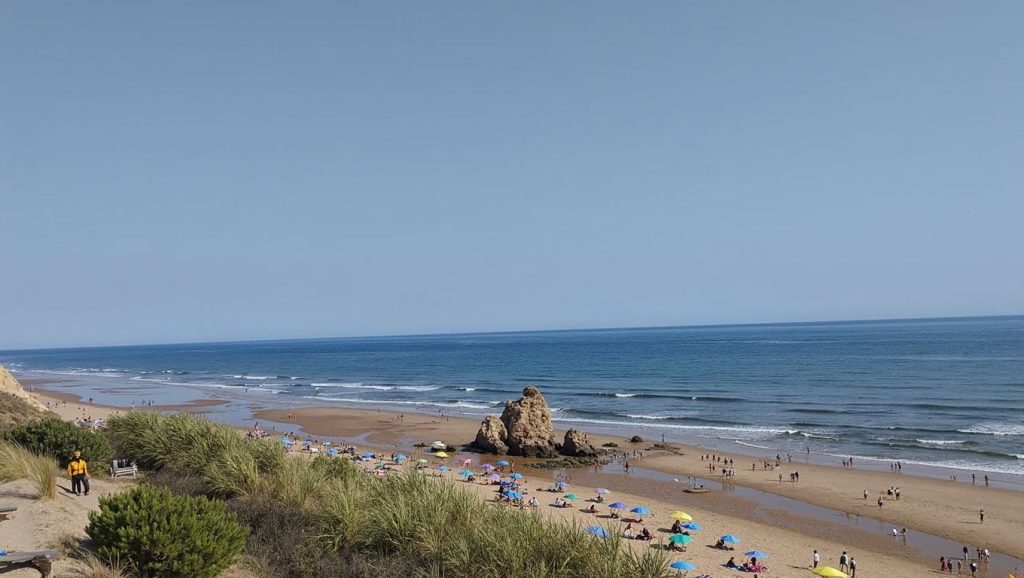 Arena fina en Los Haraganes, Ayamonte, Huelva