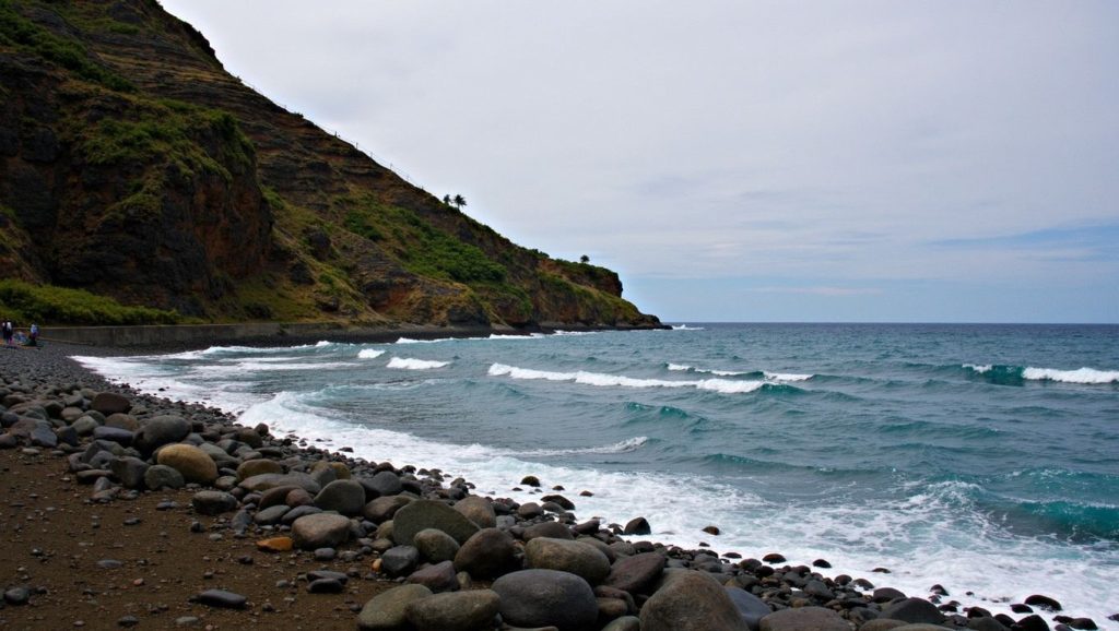 Arena volcánica de Playa de los Incendios, Hermigua (La Gomera)