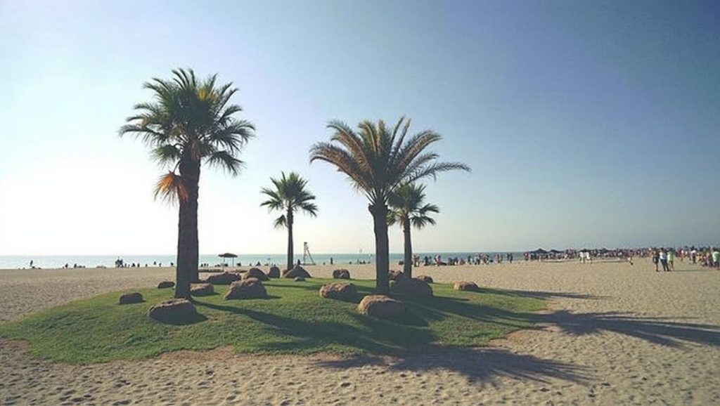 Entorno de Playa de Los Álamos, Torremolinos, Málaga