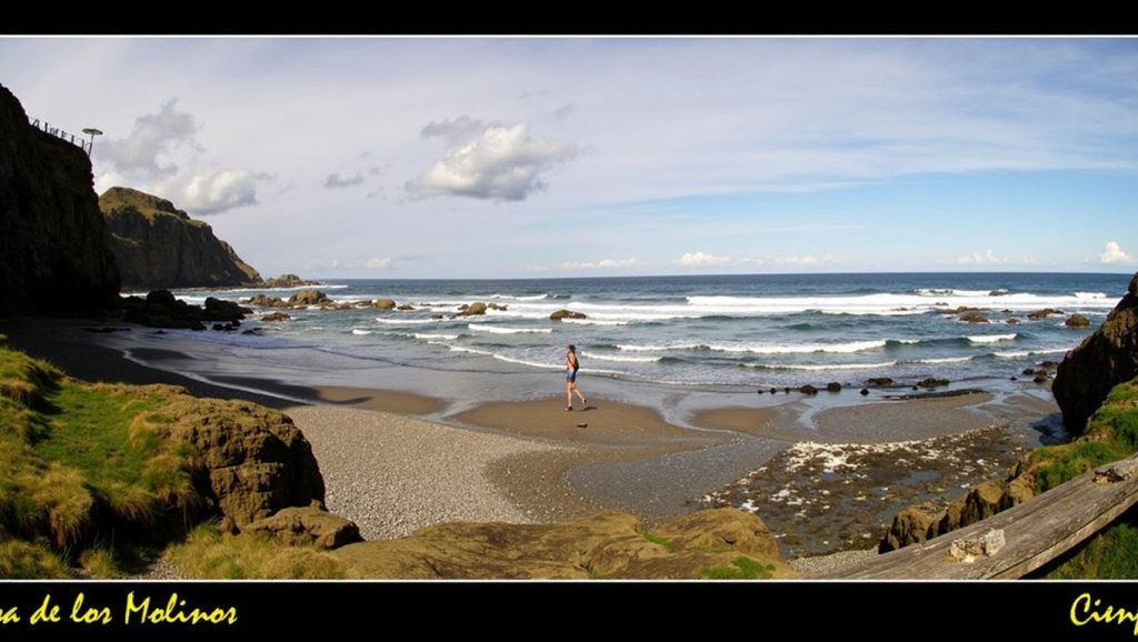 Aguas de Playa de Los Molinos en Asturias (Asturias)
