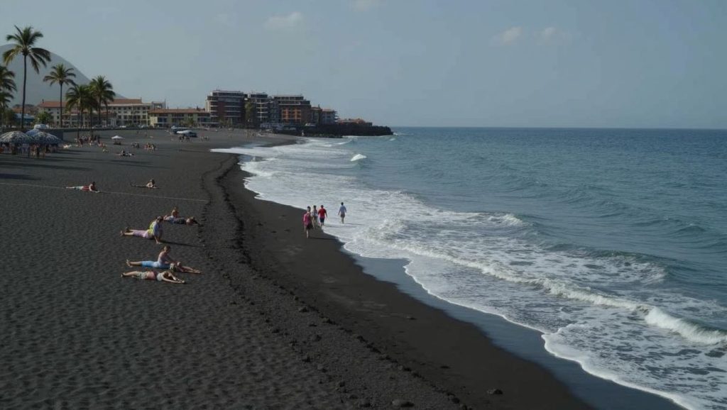 Entorno natural de Playa de Los Monjas en La Palma