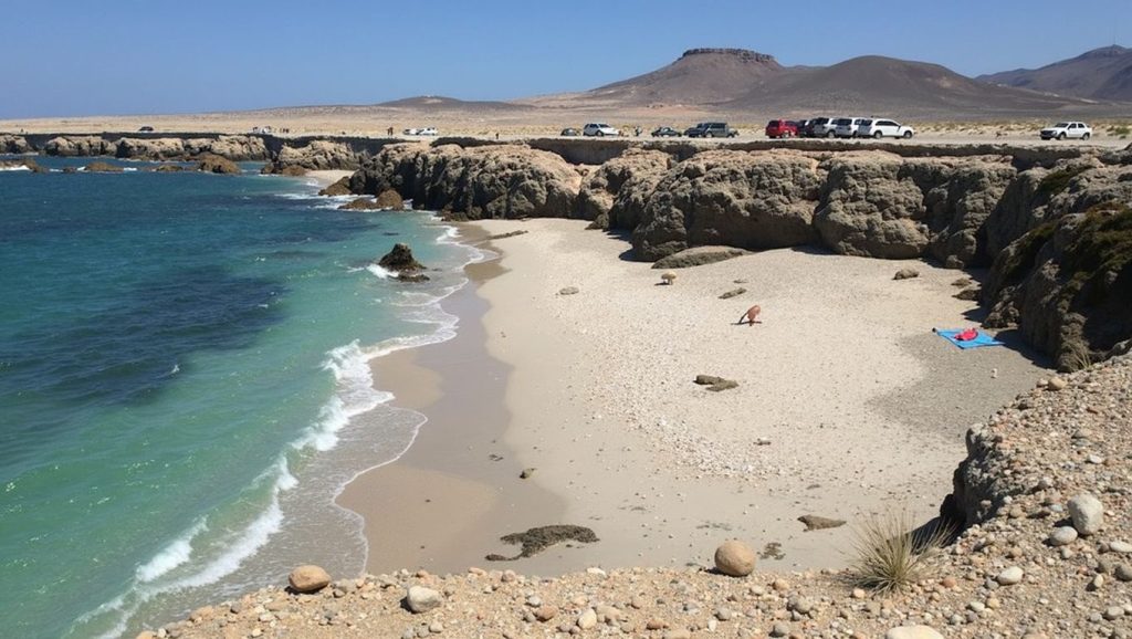 Panorámica de Playa de los Ojos, Fuerteventura