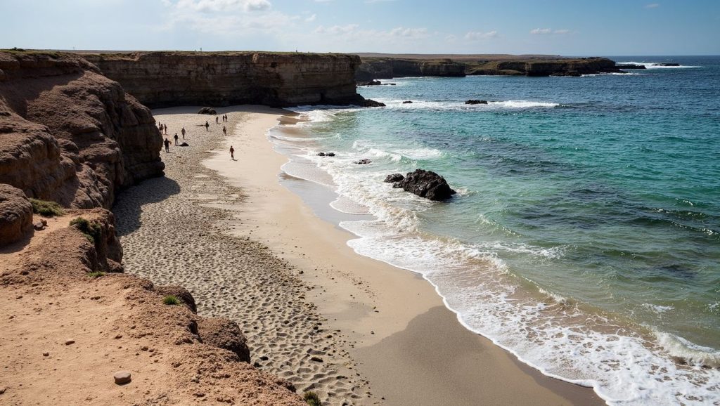 Aguas de Playa de los Ojos en Pájara (Fuerteventura)