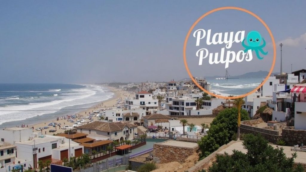 Línea de costa en Playa de Los Pulpos, Málaga