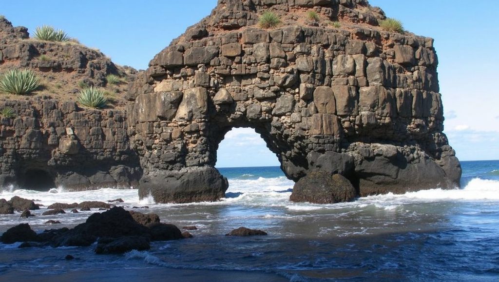 Aguas de Playa de los Roques en Puerto de la Cruz (Tenerife)