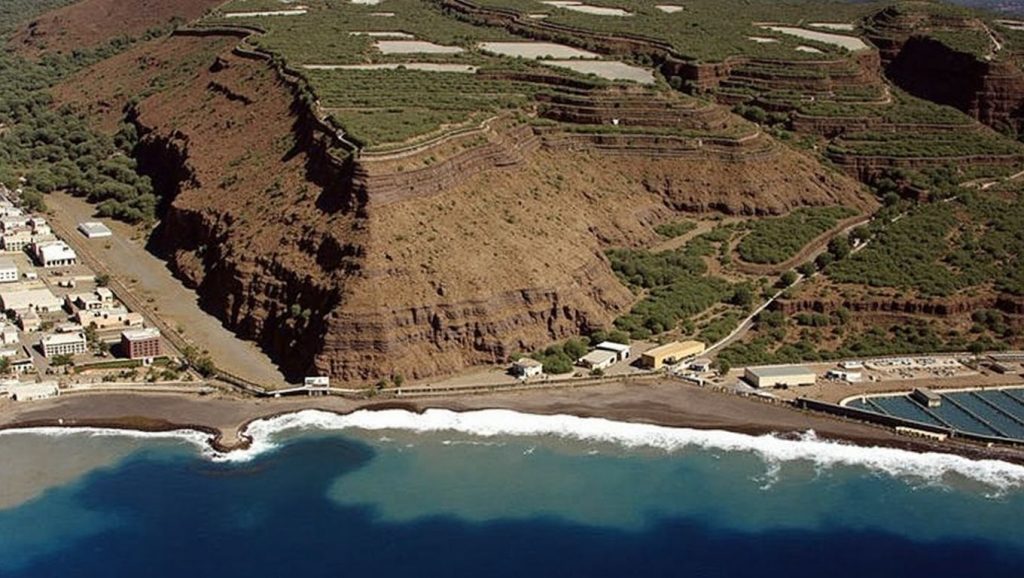 Arena volcánica de Playa de los Tarajales, Guía de Isora (Tenerife)