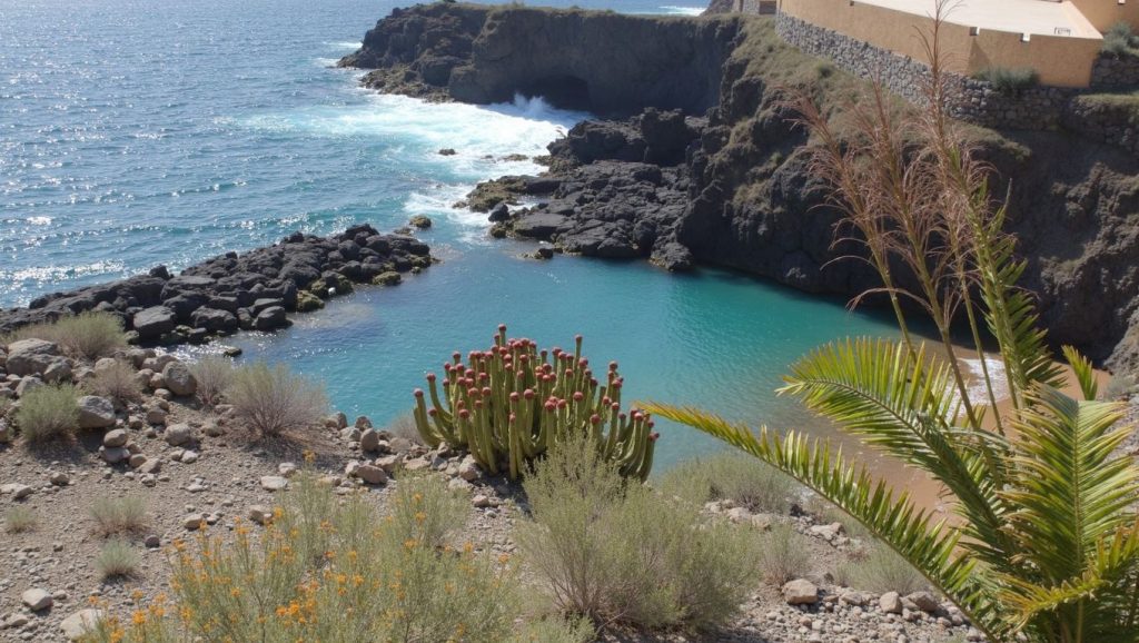 Entorno natural de Playa de los Topos en Tenerife