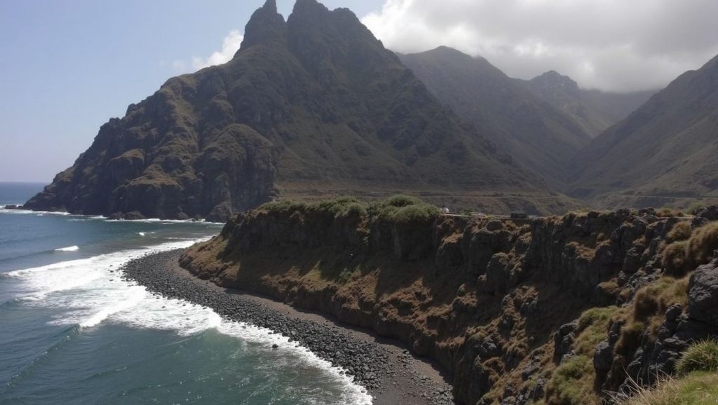 Entorno natural de Playa de los Troches en Tenerife