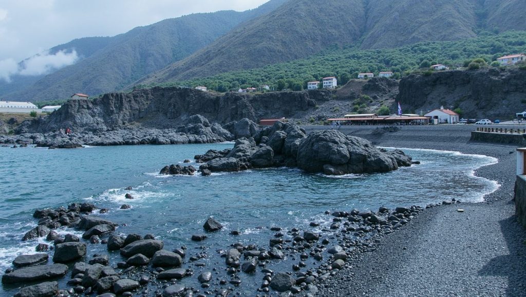 Panorámica de Playa de Malpique, La Palma